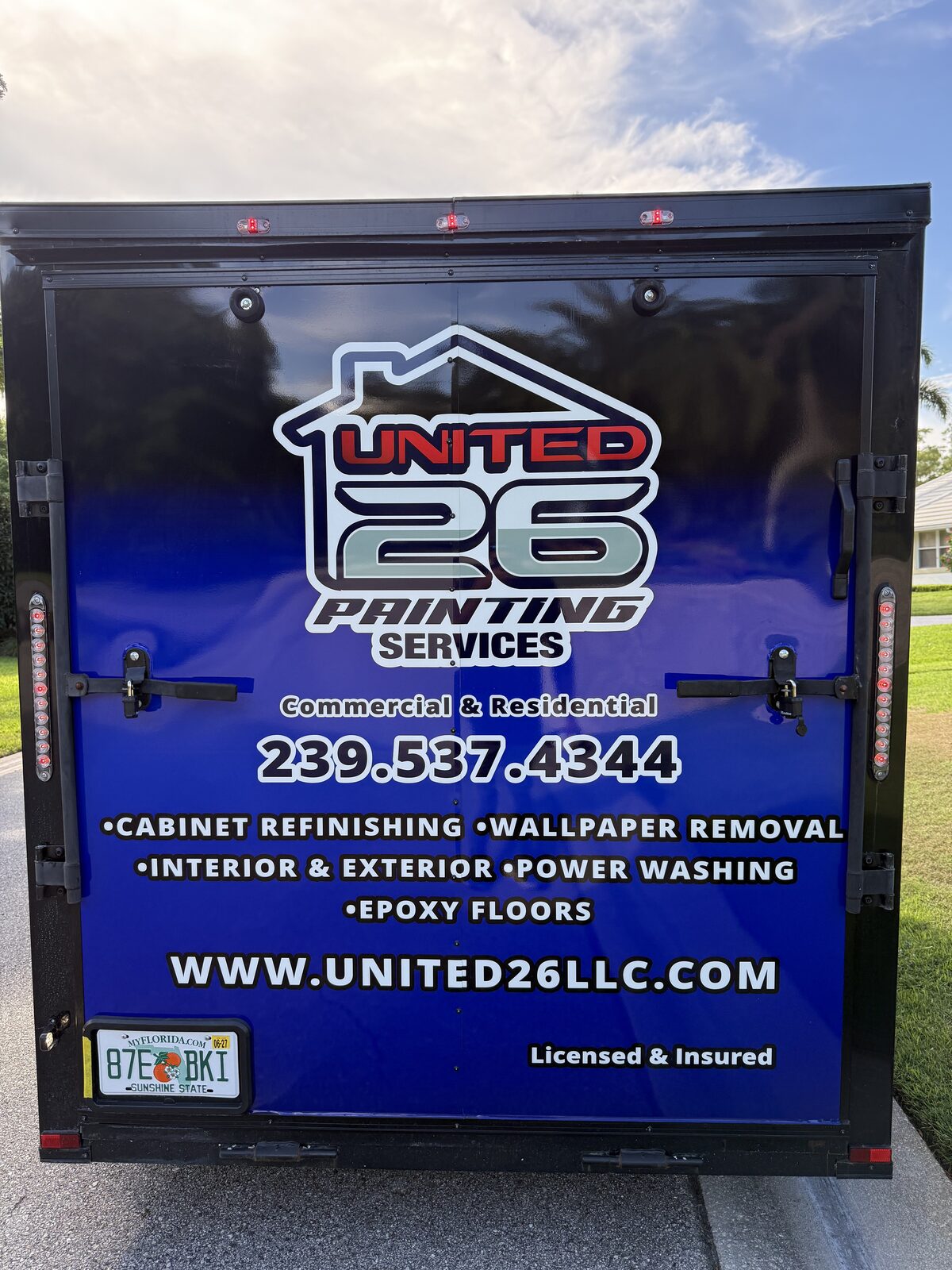 United26 Painting Services trailer